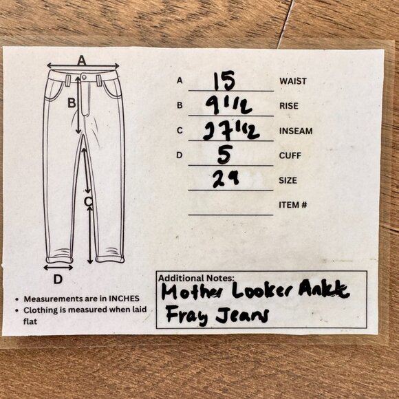 Mother Denim Looker Ankle Fray Love Gun Jeans - Picture 14 of 14